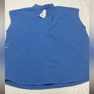Figs Rafaela scrub top size Large Ceil Blue BNWT